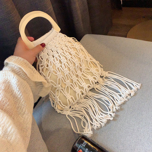 Macrame Bucket Bag