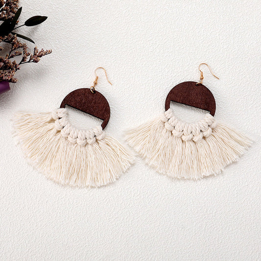 Woven earrings