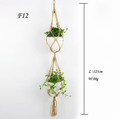 Double Macrame Plant Hanger