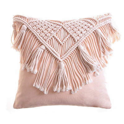 Pink Boho Pillow