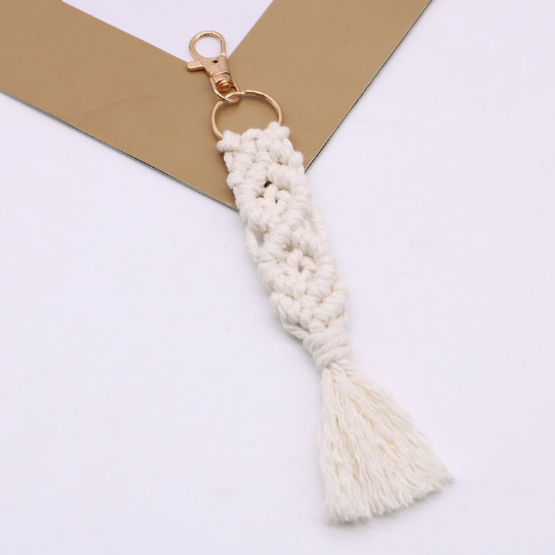 Crochet Macrame Keychain