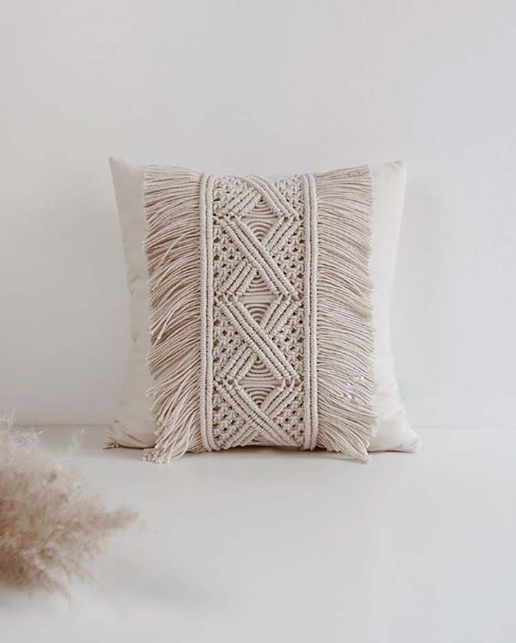 Boho Throw Pillow Cover