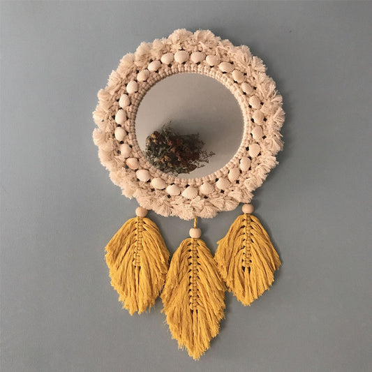 Macrame Wall Hanging With mirror