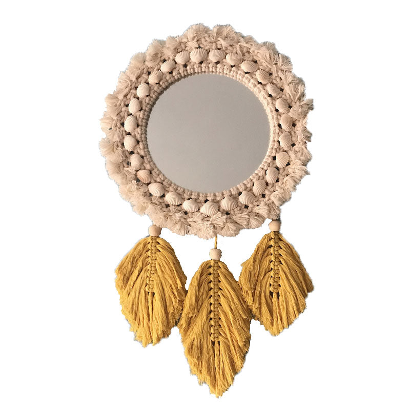 Macrame Wall Hanging With mirror