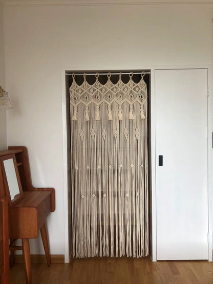 Macrame Door Curtain