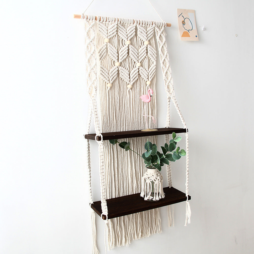 Macrame Wall Hanging Shelf