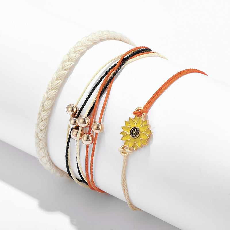 Macrame Flower Bracelet