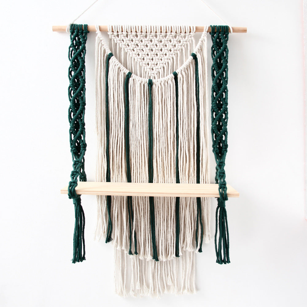 Hanging Macrame Shelf