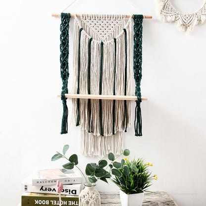 Hanging Macrame Shelf