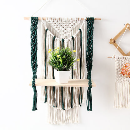 Hanging Macrame Shelf