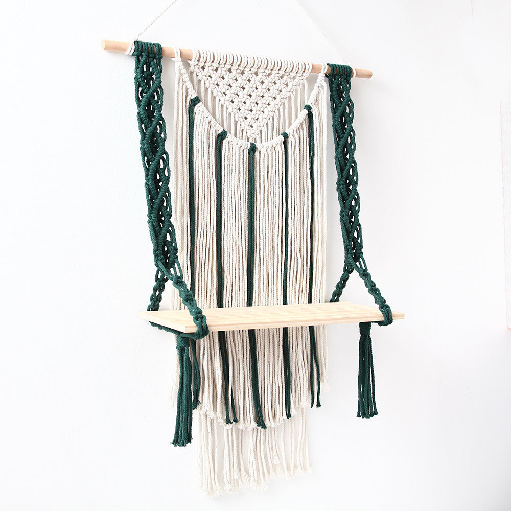 Hanging Macrame Shelf