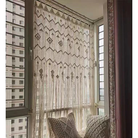 Macrame Window Curtains