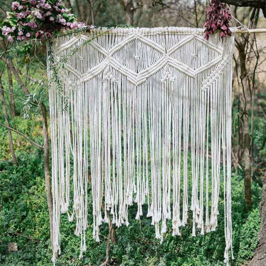 Macrame Closet curtain