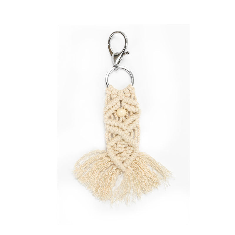 Macrame Keychain with beads