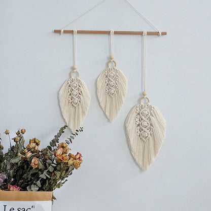 Macrame Leaf Wall Hanging