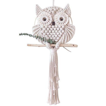 Macrame Owl Wall Hanging