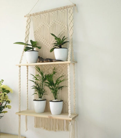 Macrame Wall Shelf