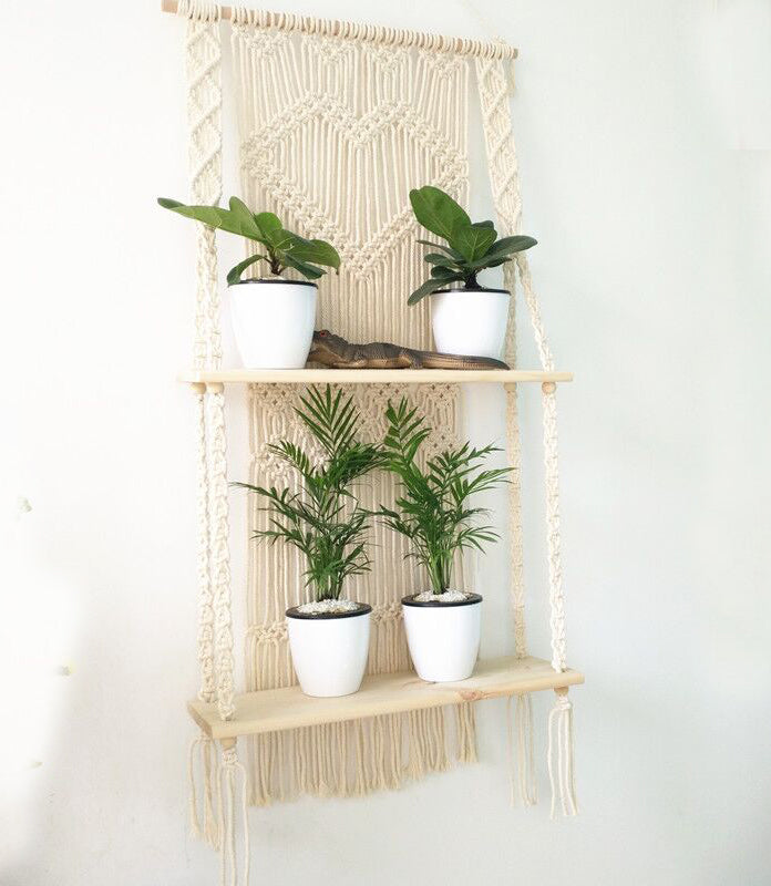 Macrame Wall Shelf