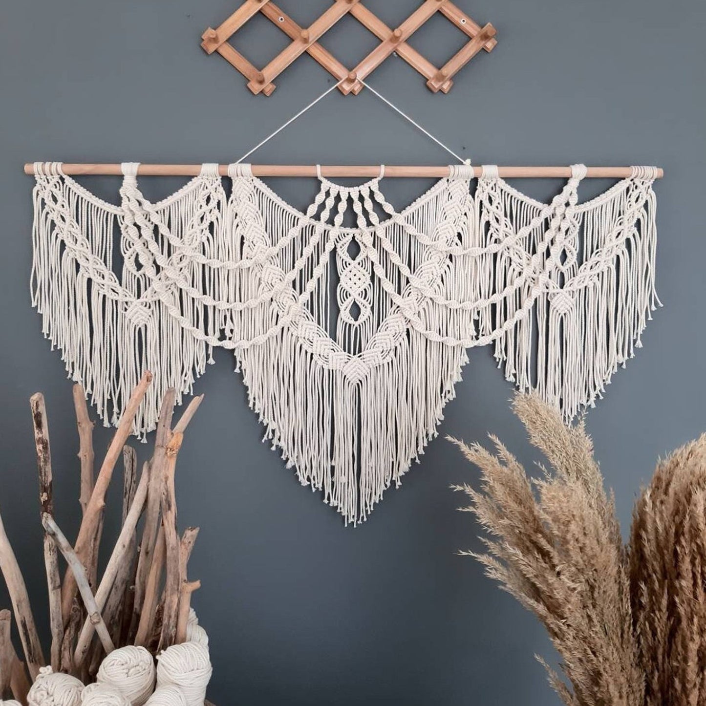 Huge Macrame Wall Hanging