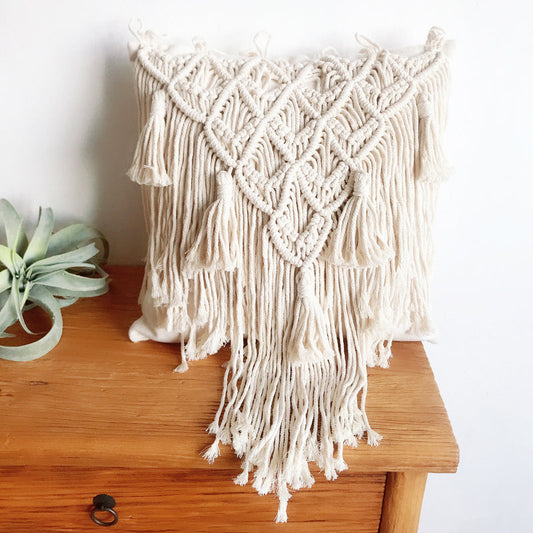 Macrame Pillow Cover