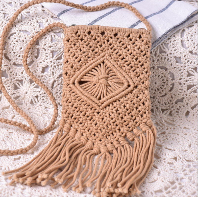 Woven Crossbody Bag