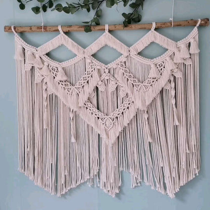 Driftwood macrame wall hanging