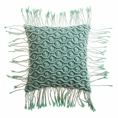 Green Boho Pillow