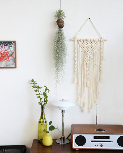 White Macrame Wall Hanging