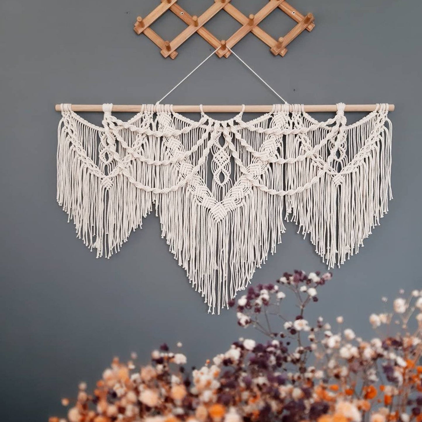 Huge Macrame Wall Hanging