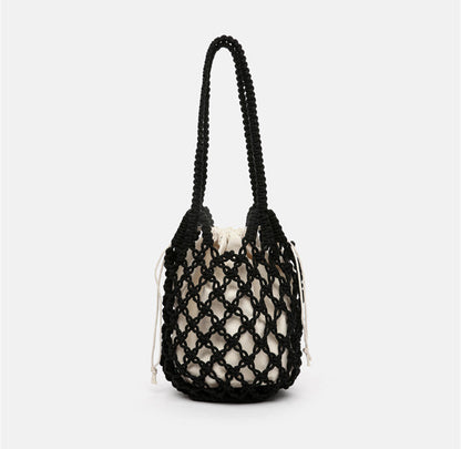 Black Woven Bag