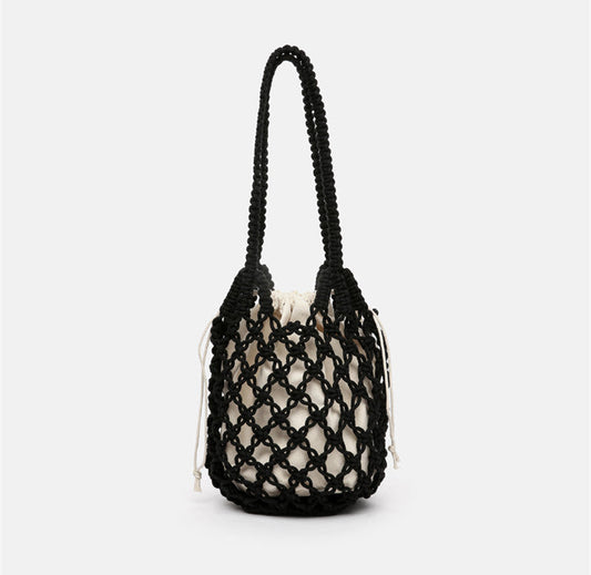 Black Woven Bag