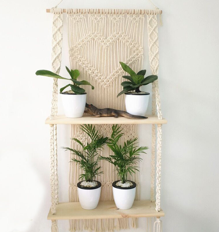 Macrame Wall Shelf