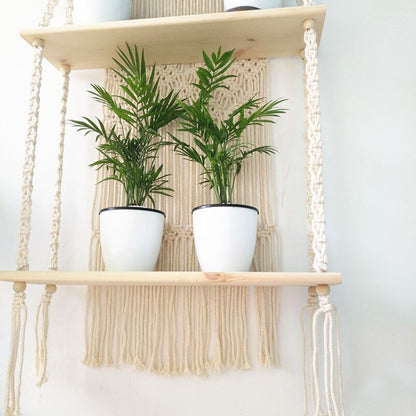 Macrame Wall Shelf