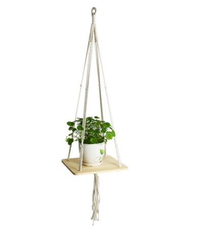 Macrame Plant Shelf