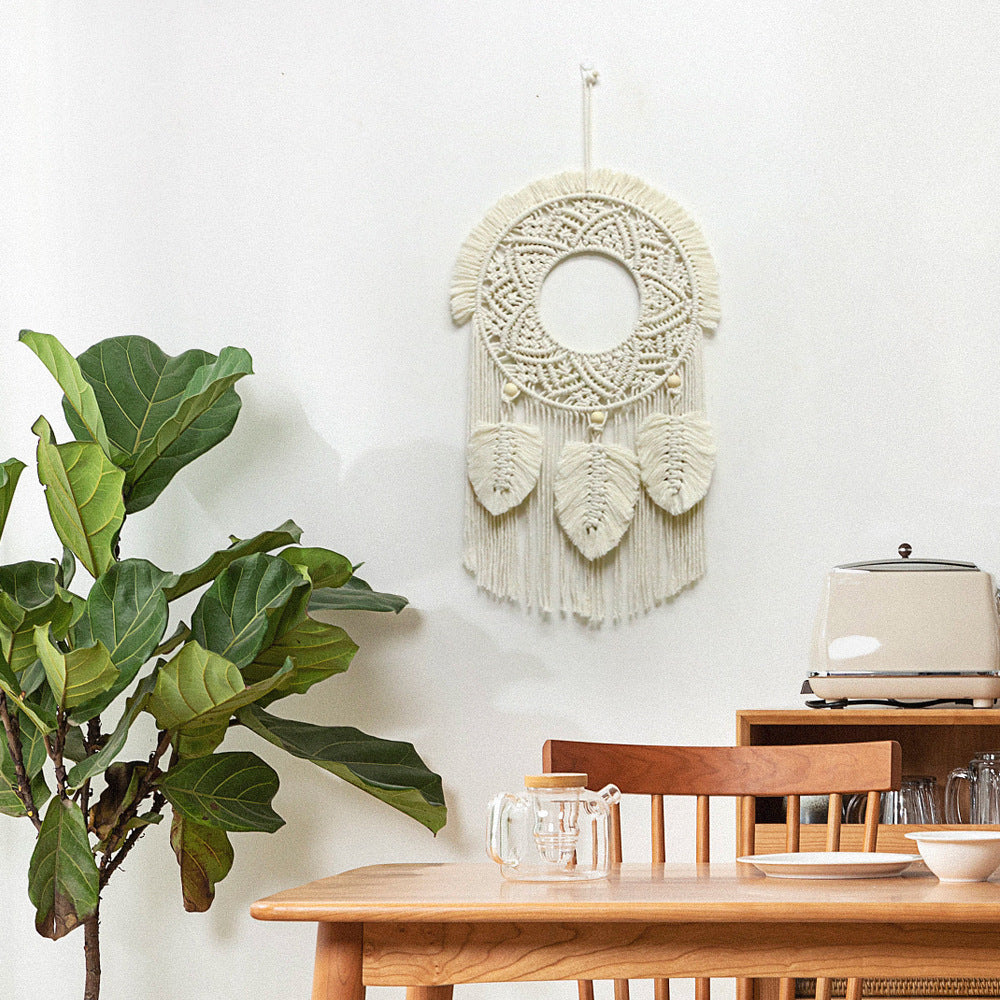 Macrame Hanging Mirror