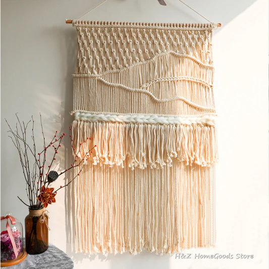 Long Macrame Wall Hanging