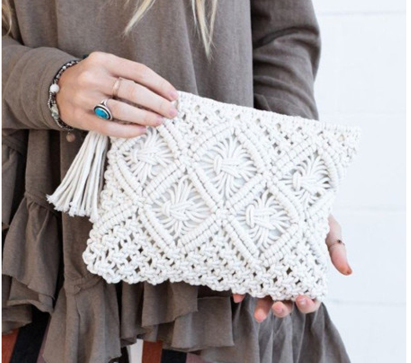 Boho Macrame Bag