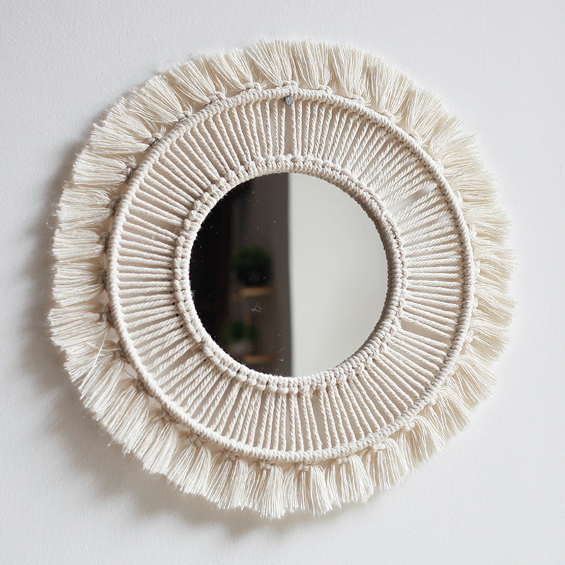 Macrame Circle Mirror