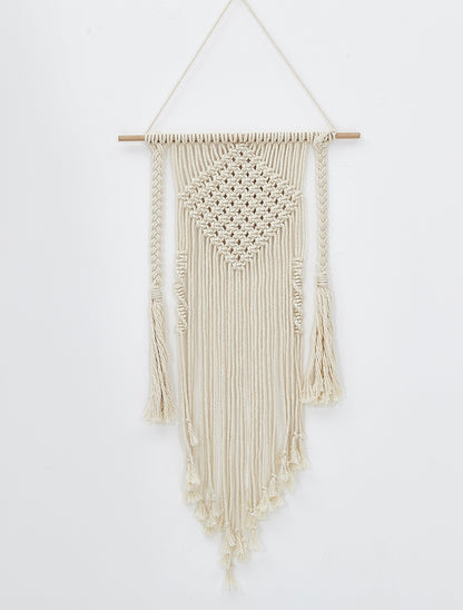 White Macrame Wall Hanging