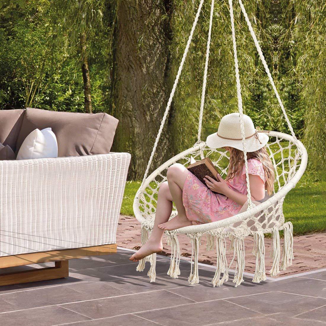 Vintage Macrame Lawn Chair