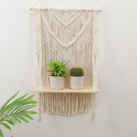 Macrame Hanging Shelves