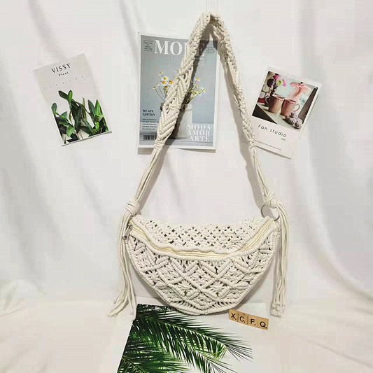 Macrame Crossbody Bag