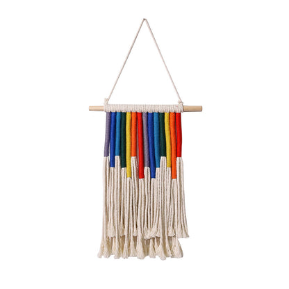 Rainbow Macrame Wall Hanging