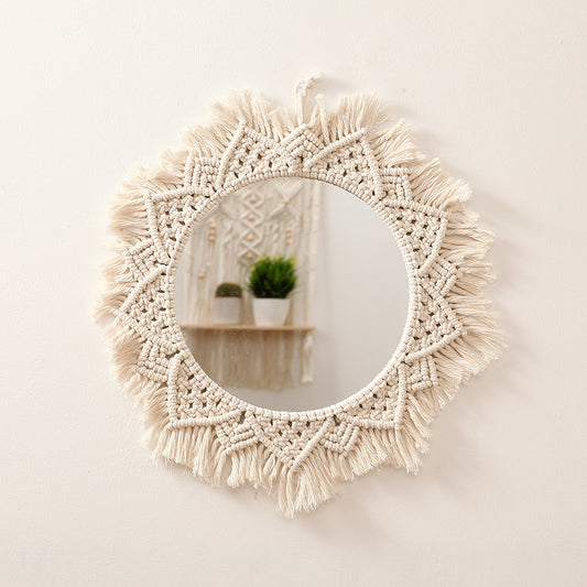 Boho round Mirror