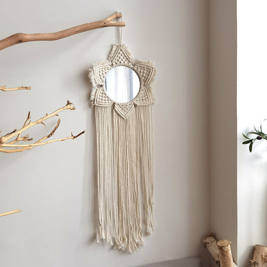 Macrame With Mirror