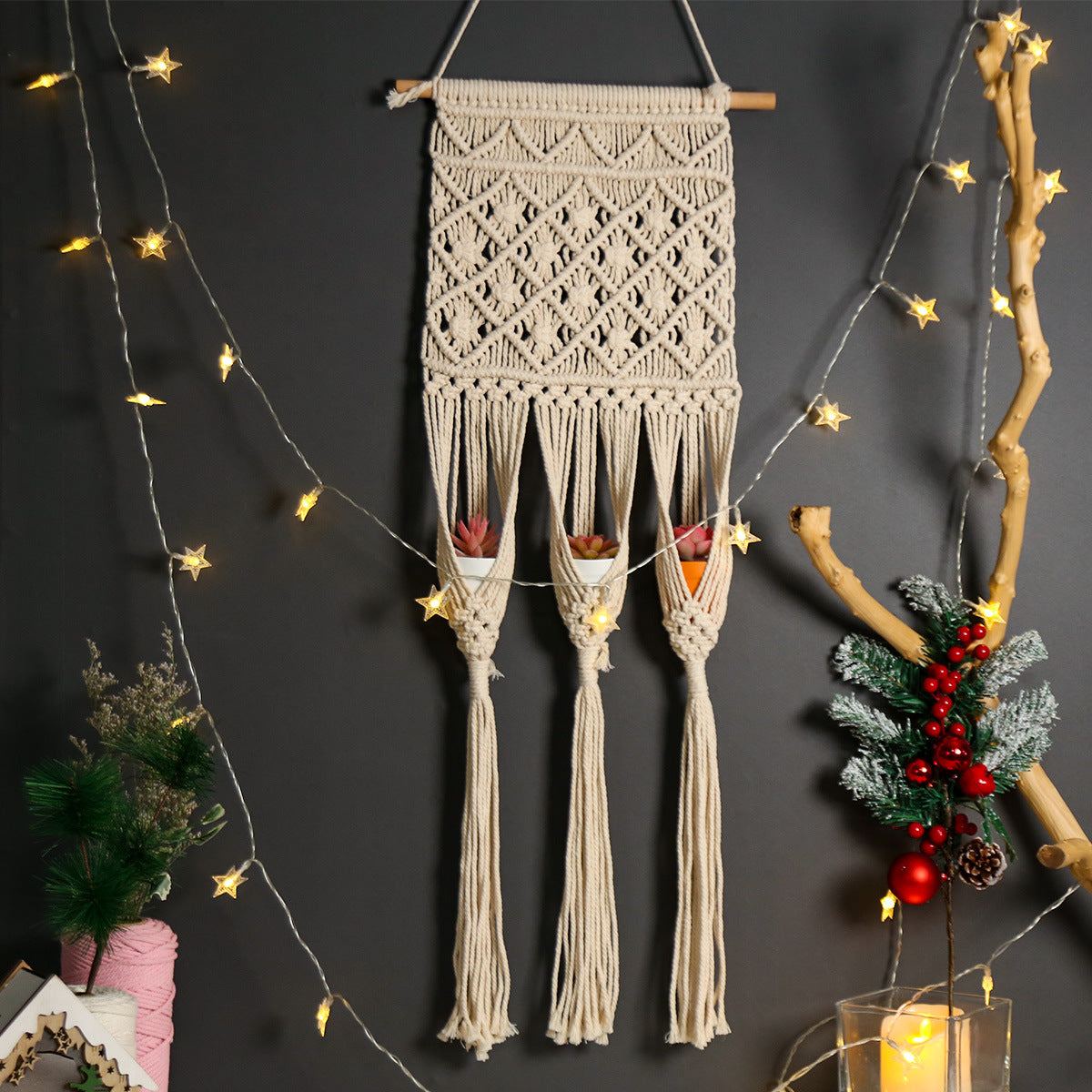 Macrame Plant Hanger Large