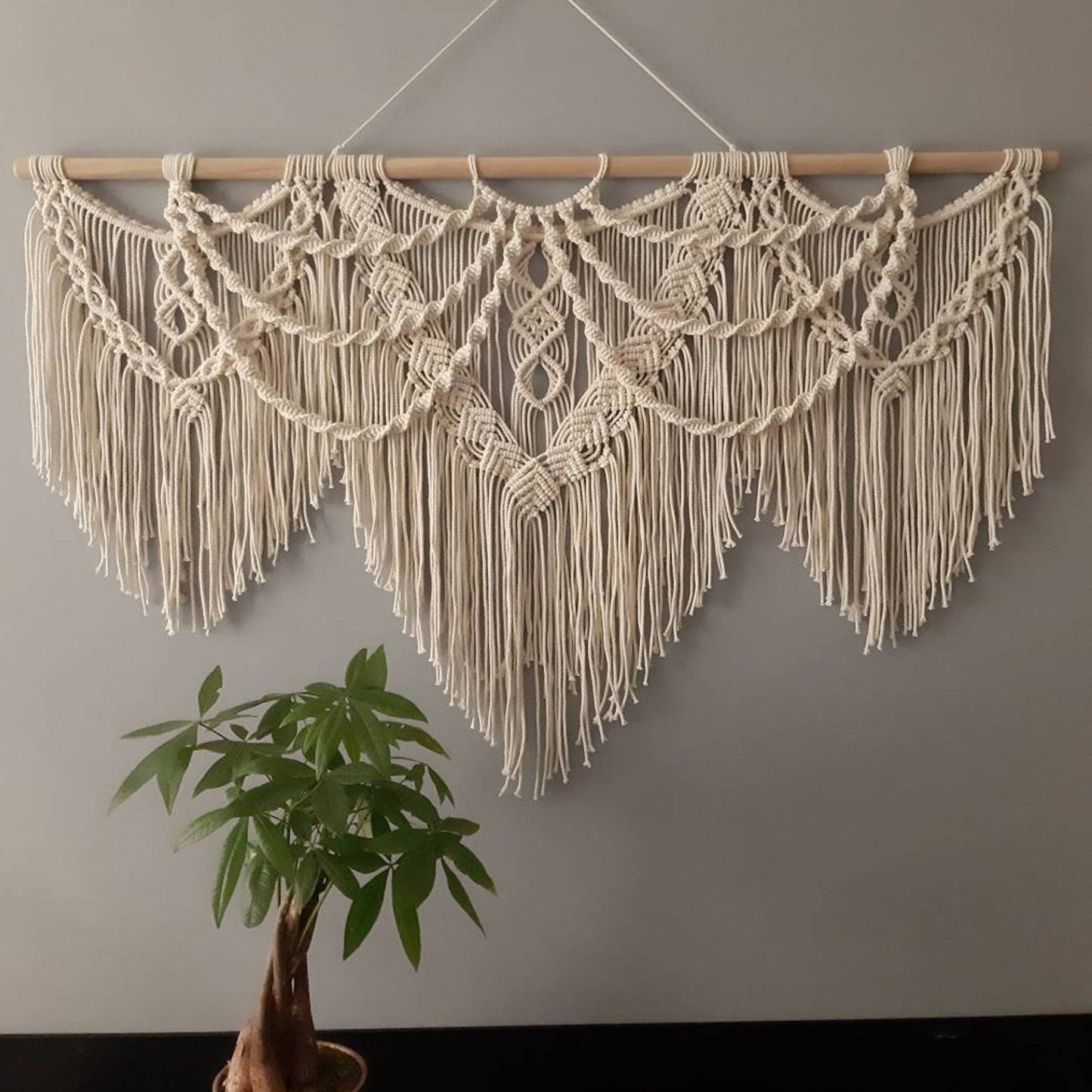 Huge Macrame Wall Hanging