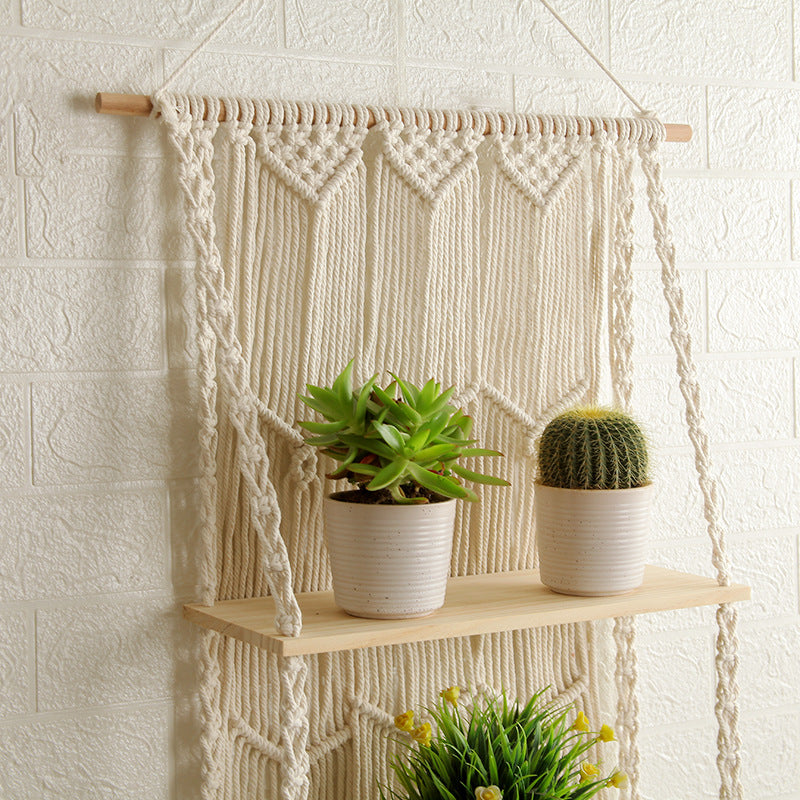 Macrame Hanging Shelf