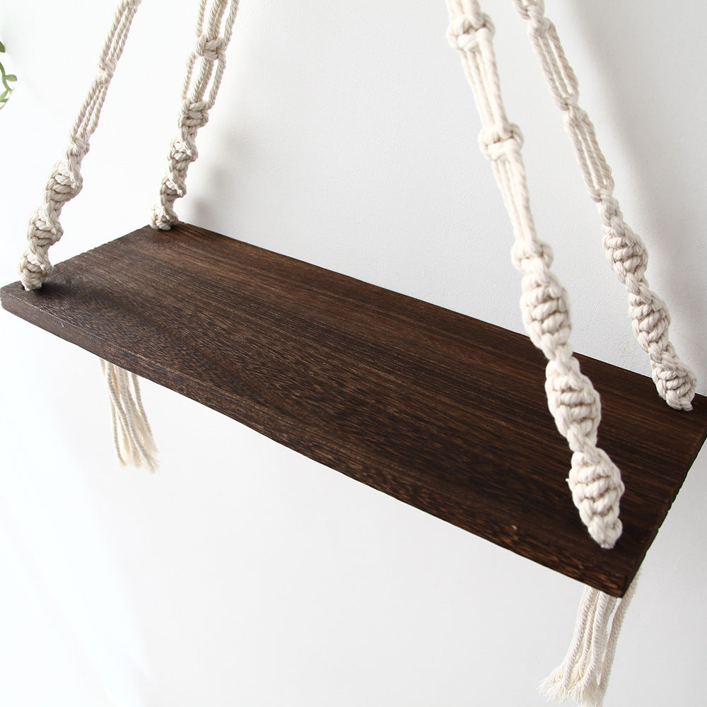 Hanging Rope Shelf