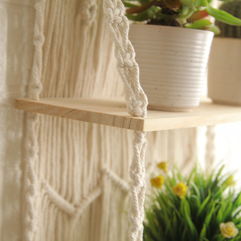 Macrame Hanging Shelf